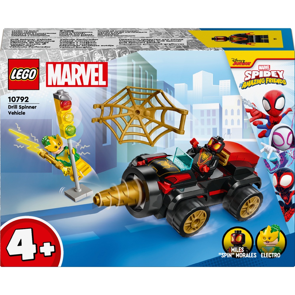 LEGO Marvel 10792 Spidey und seine Freunde Bohrer-Spinner-Fahrzeug