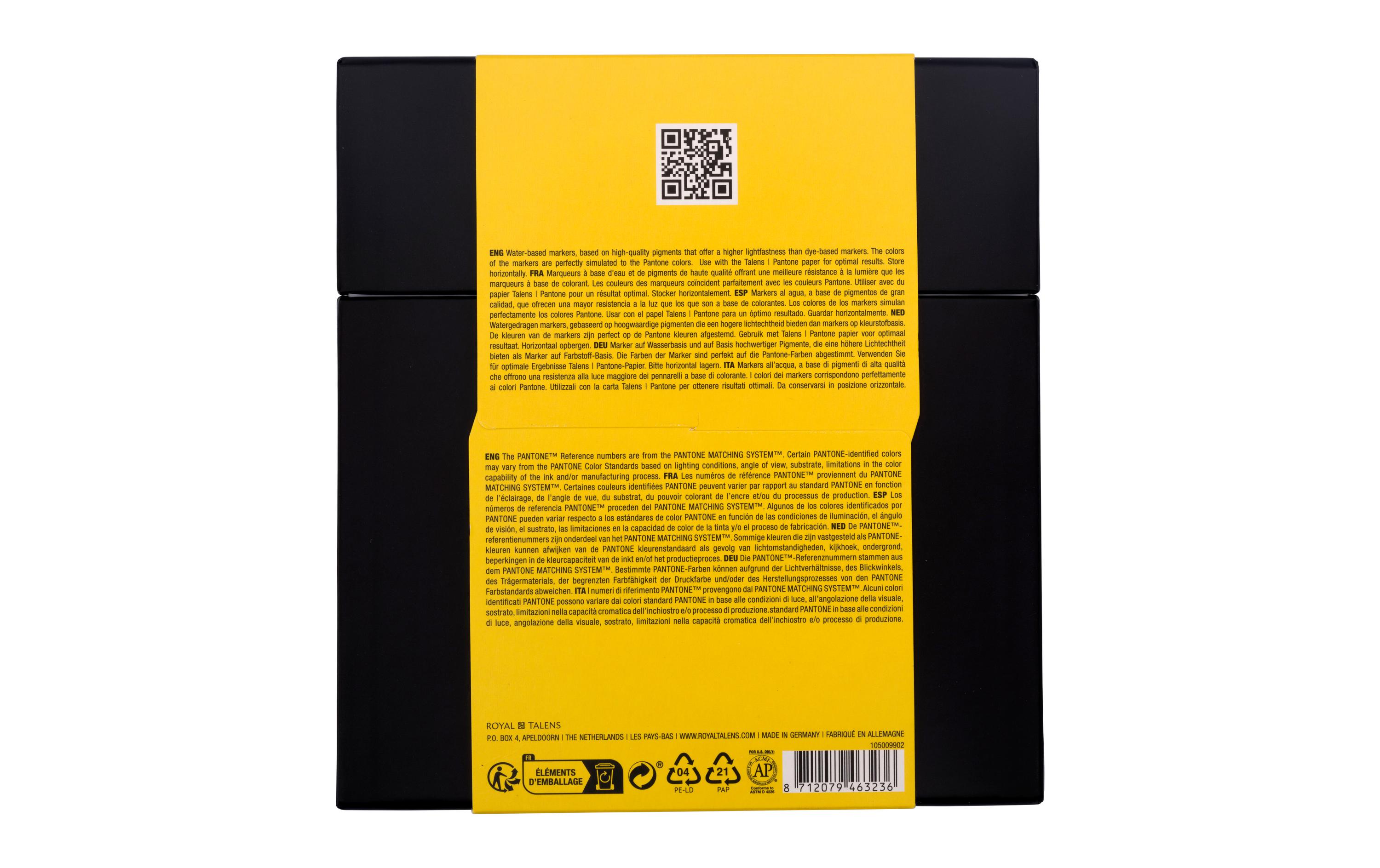 Pantone Marker Set 9x GelbWasserbasierte Marker