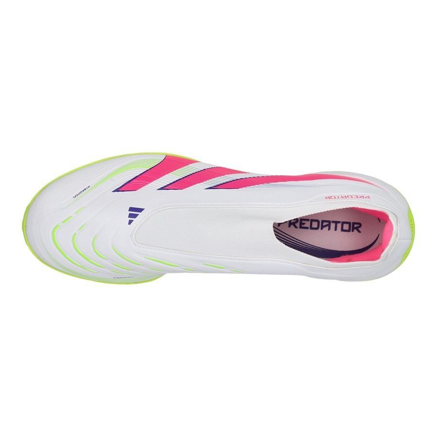 adidas Predator League Laceless TF Celestial Victory - Blanc/Lucid Pink/Lucid Lemon