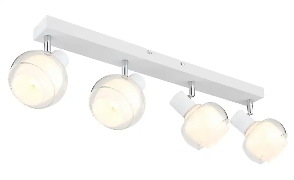 Strahler 4-flammig 56 cm Weiß