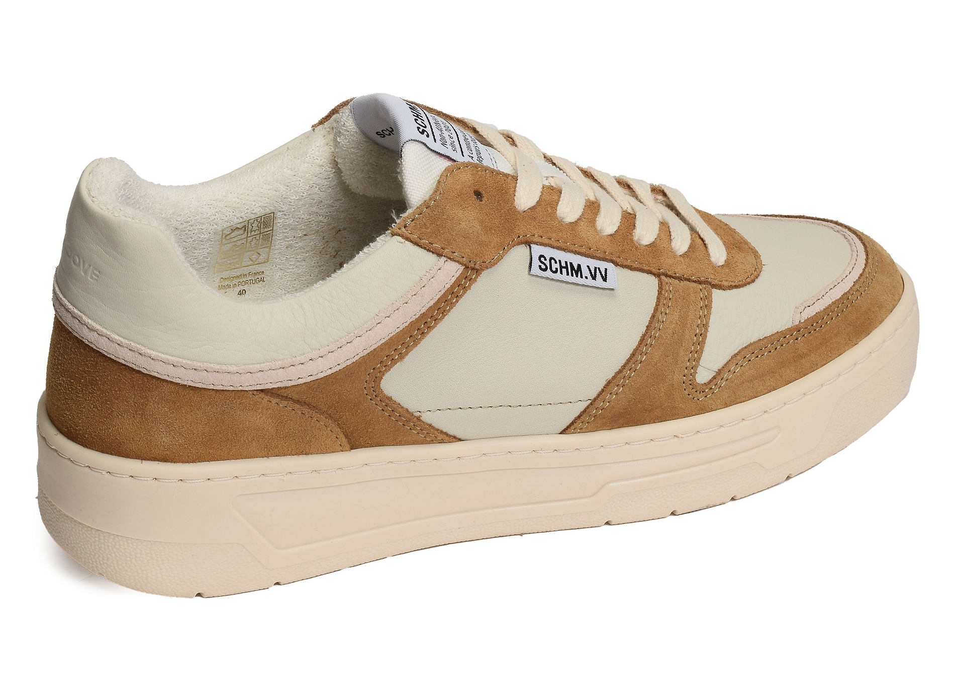Smatch sneaker camel blanc