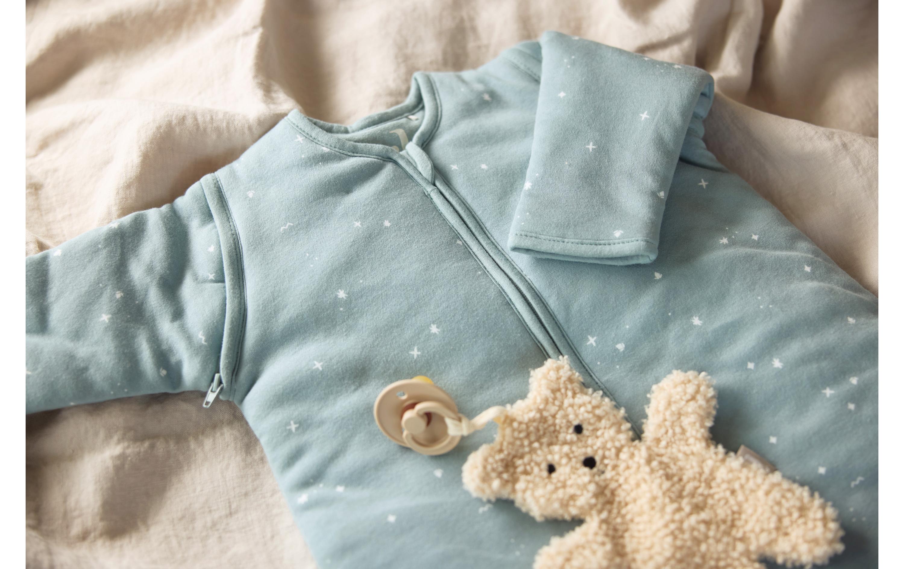 Baby-Ganzjahresschlafsack Sea Green 110 cmBabyschlafsack mit abnehmbaren Ärmeln