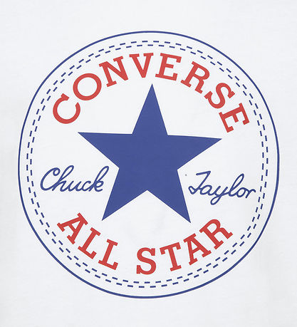 Converse T-Shirt - Weiß m. Logo