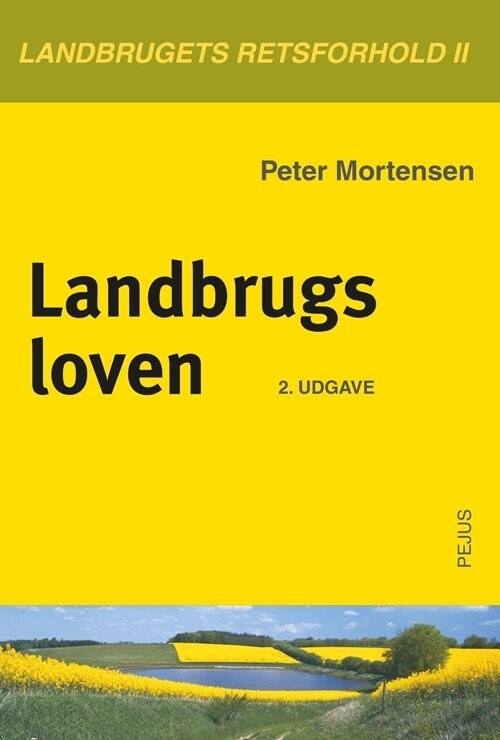 Landbrugsloven - Peter Mortensen - Bog