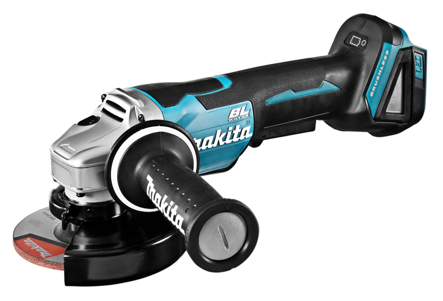 Makita DGA508ZJ 18V Li-Ion Accu haakse slijper body in Mbox - 125mm - koolborstelloos - softstart