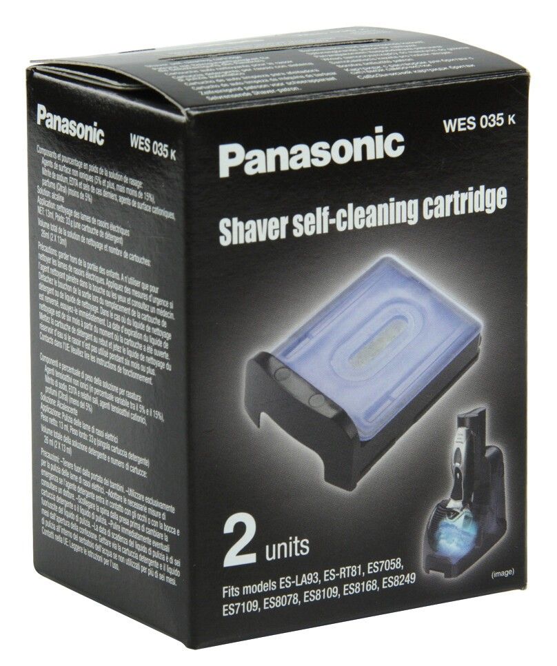 Panasonic WES 035 K503 Reinigungskartusche Zubehör Haarentfernung Herren