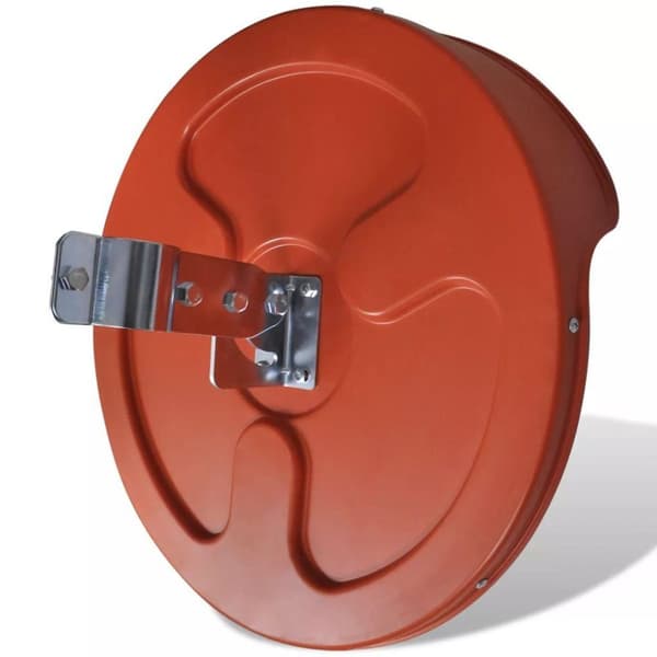 vidaXL Trafikkspeil konvekst PC plast oransje 45 cm utendørs