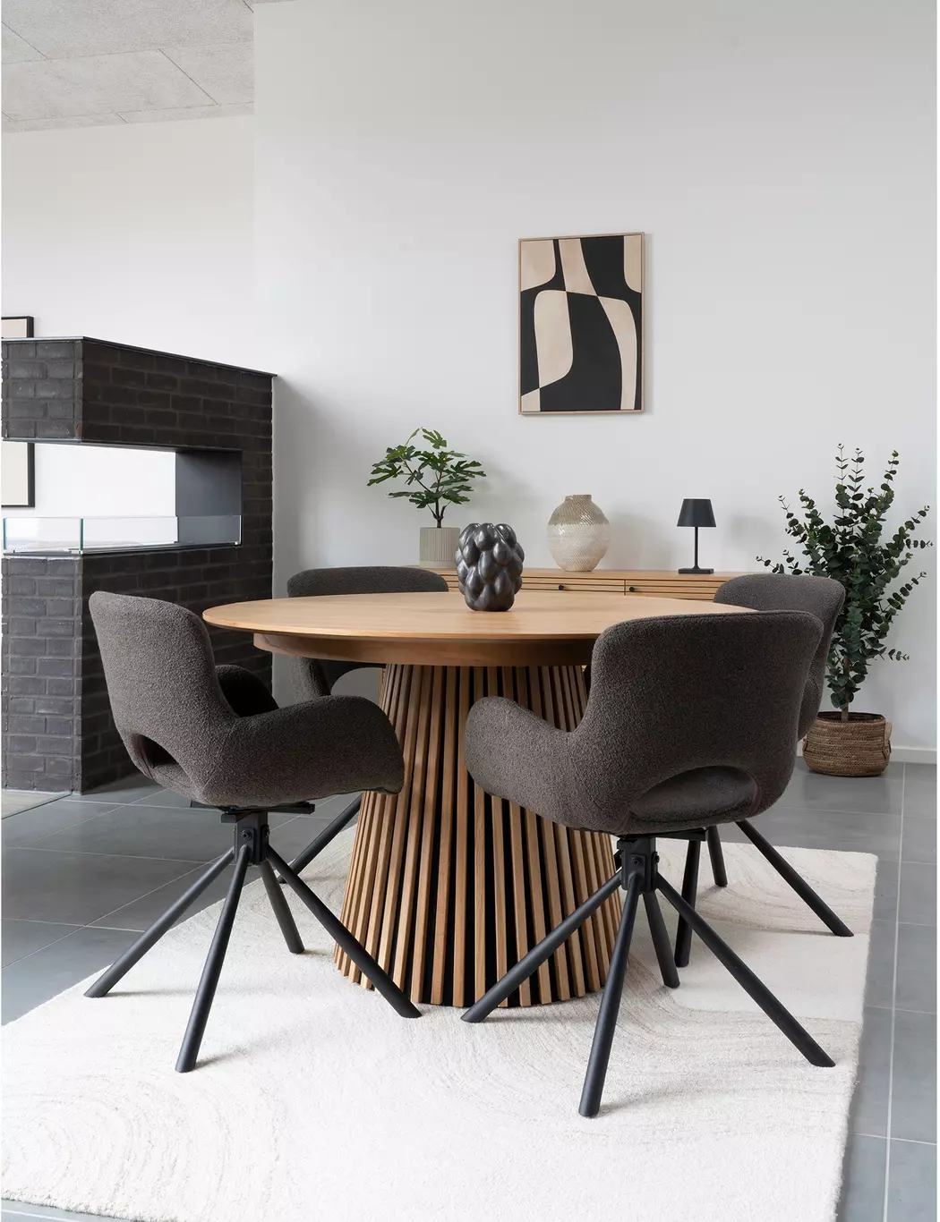 Esstisch mit Auszug Osaka Ø 120/ 200 cm