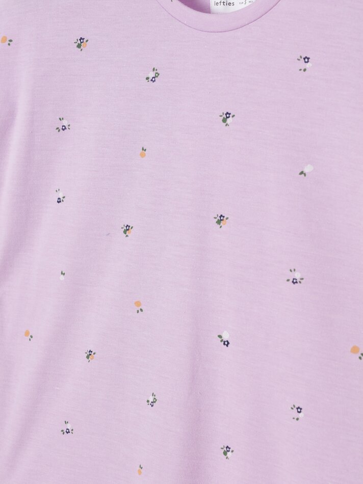 Conjunto de pijama estampado - Lilás