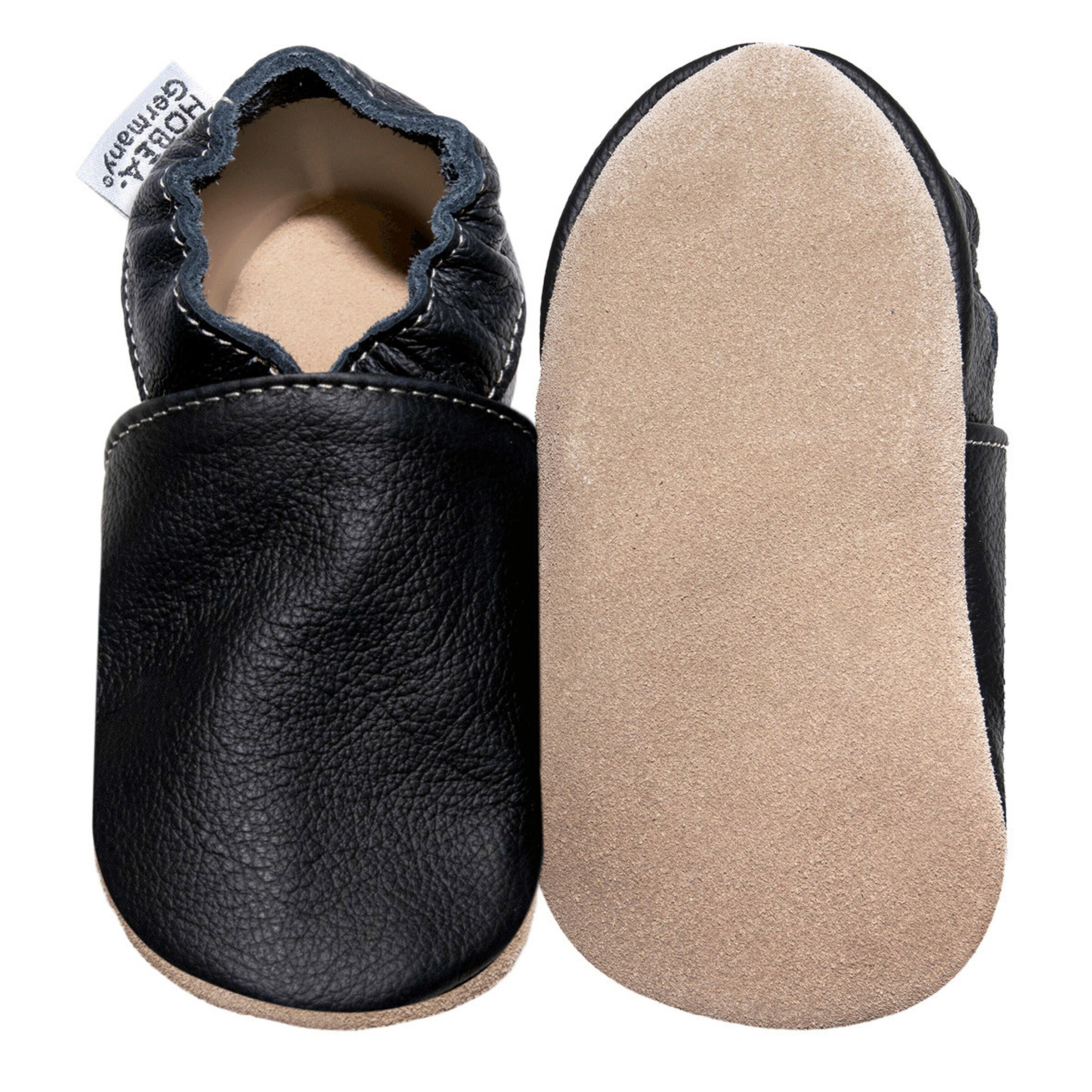 HOBEA-Germany Krabbelschuhe schwarz