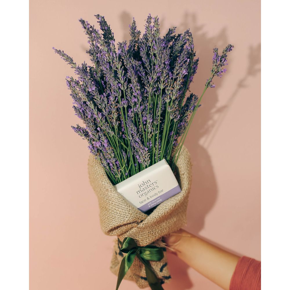 John Masters Face & Body Bar with Lavender & Ylang Ylang - 128 g