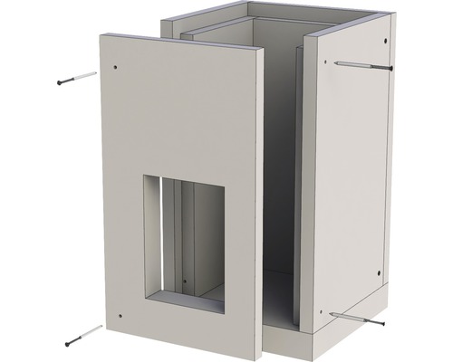 Furado F basiselement 500mm met uitsparing I19x19cm A29x29cm