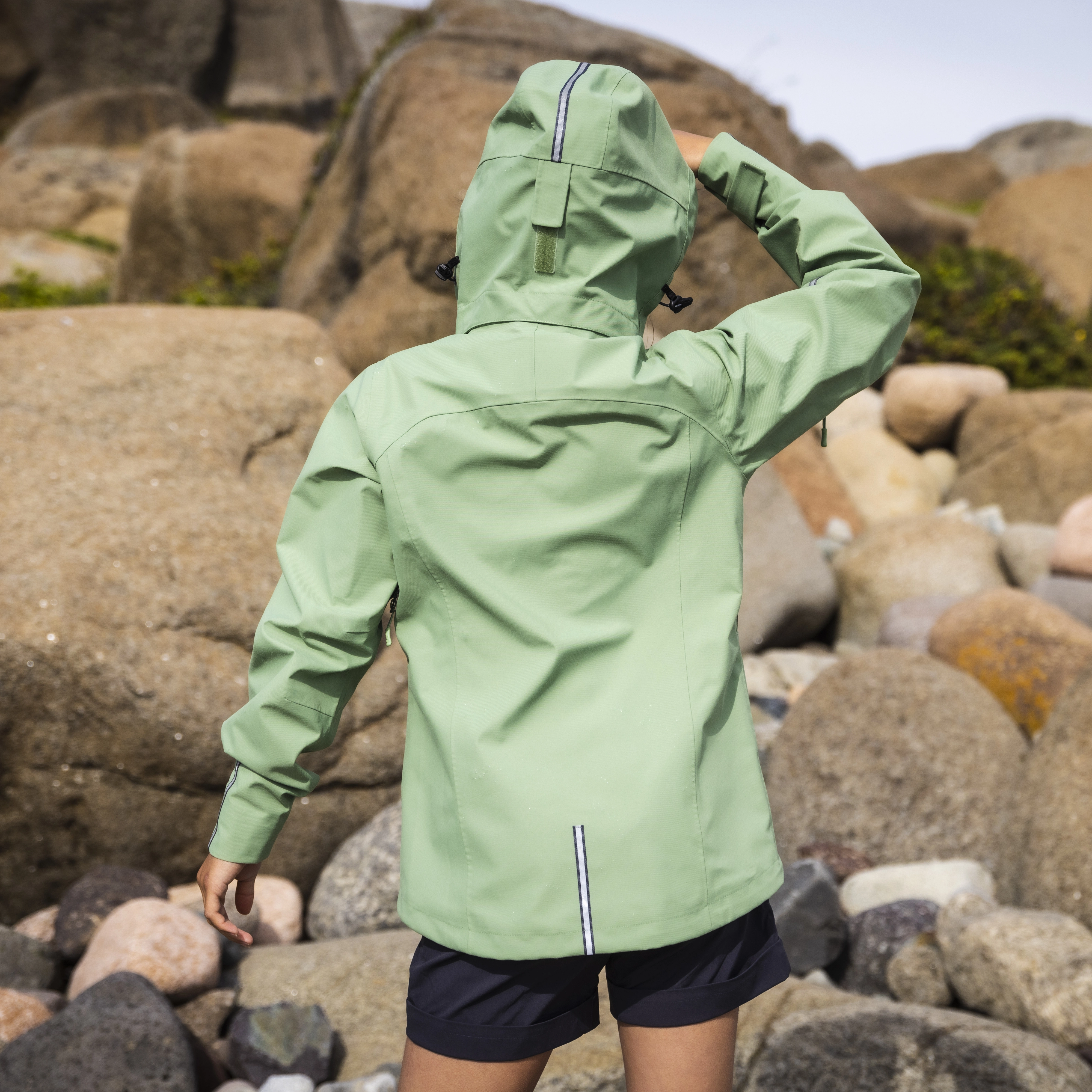 Sjoa 3L Youth Girl Jacket Jade Green