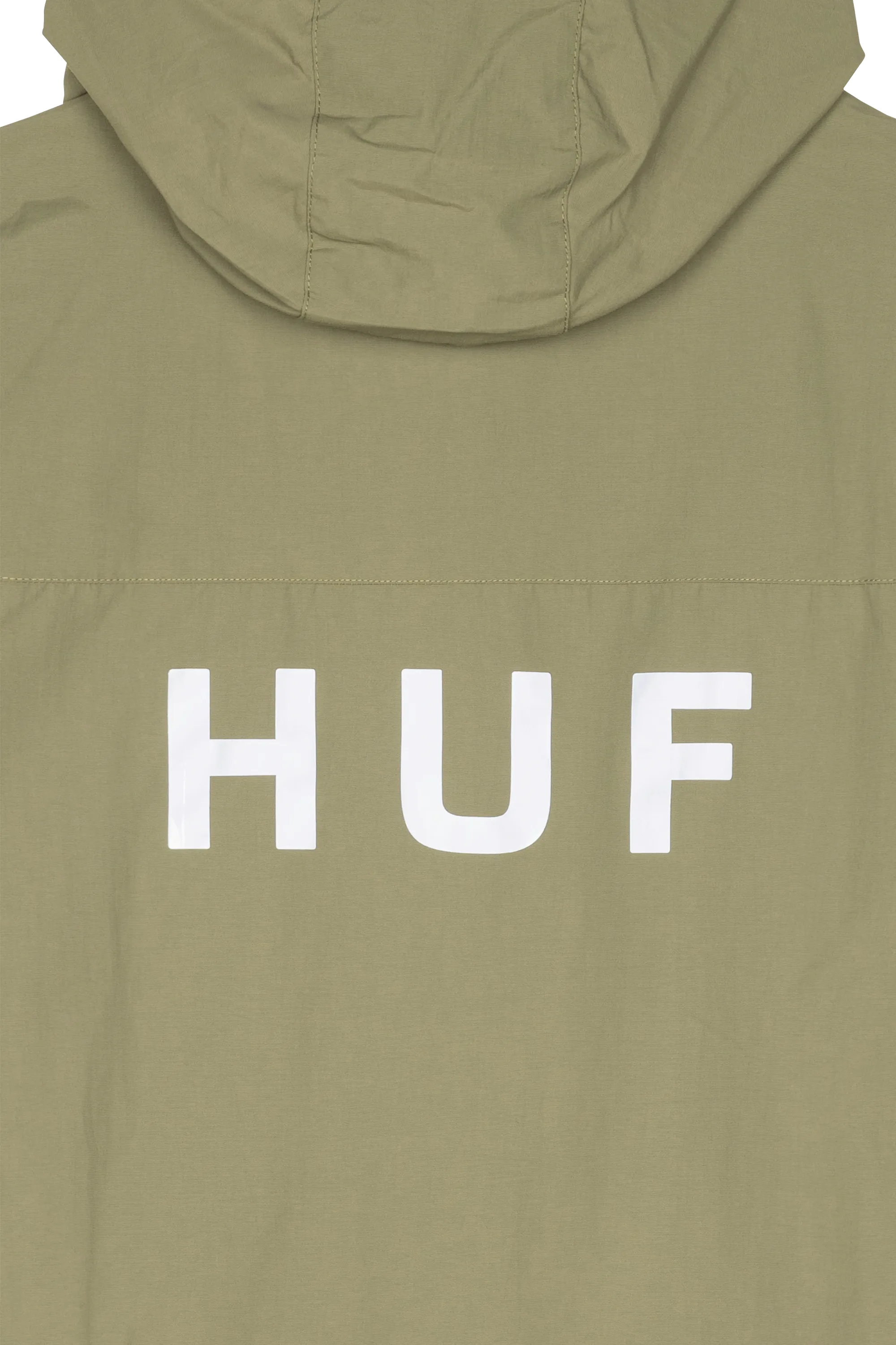 HUF Coupe-vent ESSENTIALS ZIP STANDARD SHELL Kaki