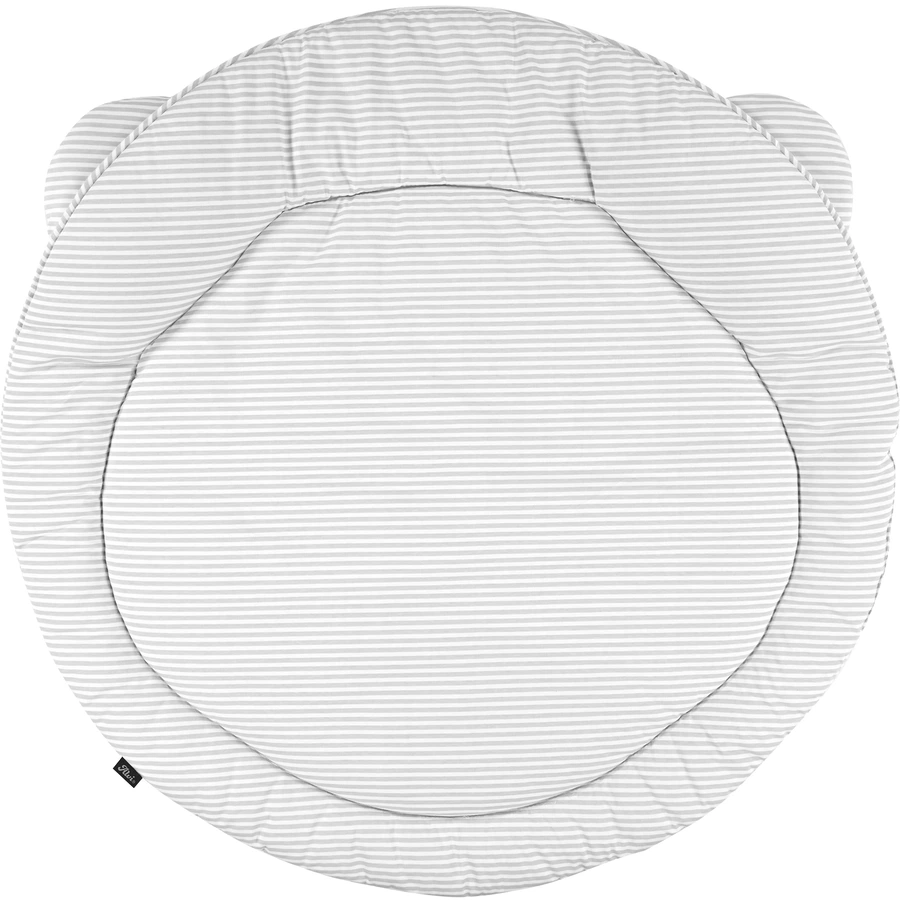 Alvi® Krabbeldecke rund 3D mit Ohren Faces Ø100cm