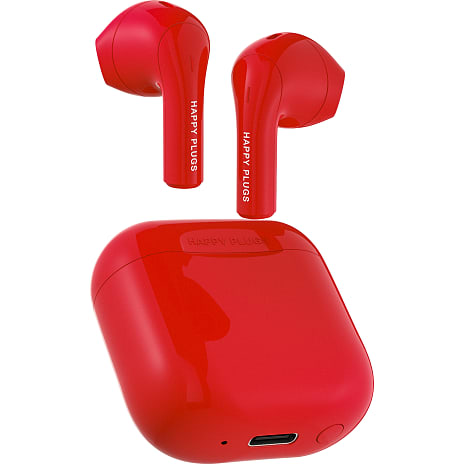 Happy Plugs Joy trådløse in-ear høretelefoner - rød