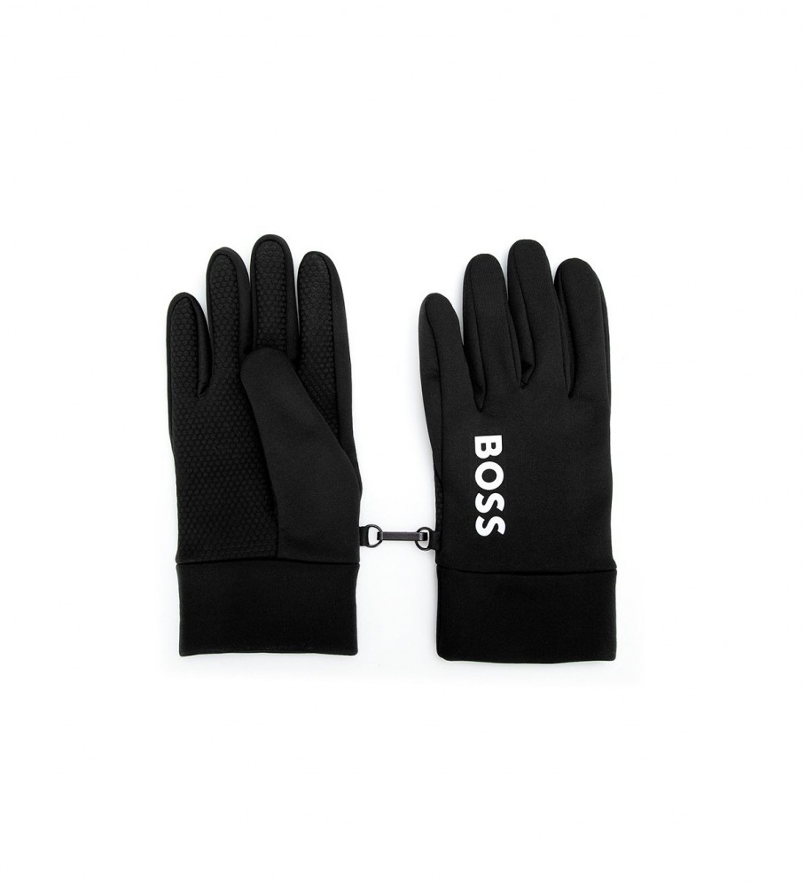 Luvas de corrida BOSS pretas