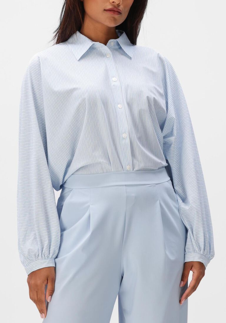 lichtblauwe japan tky blouses iwai dessin