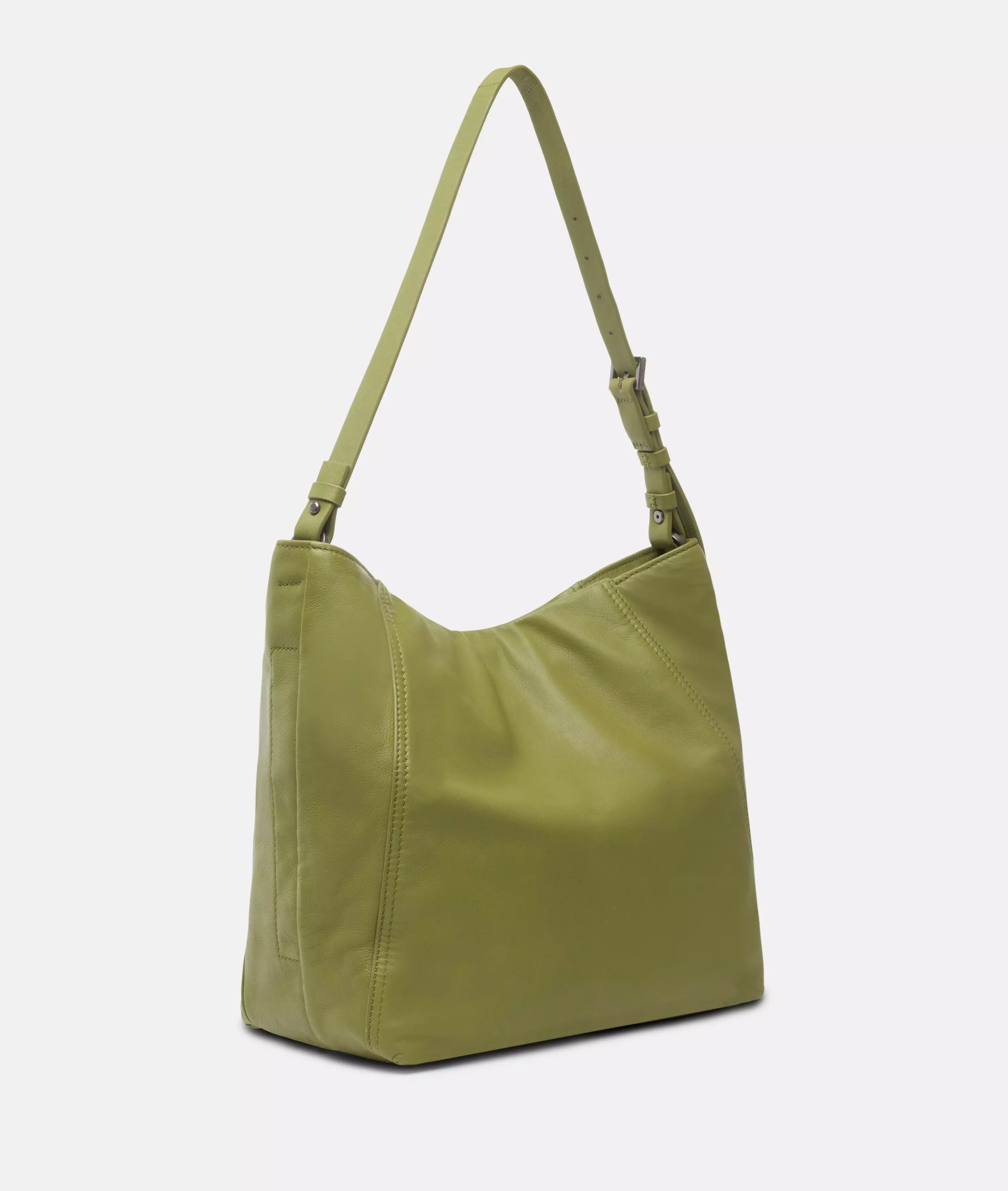 Chudy Hobo M Spacious sheepskin hobo bag