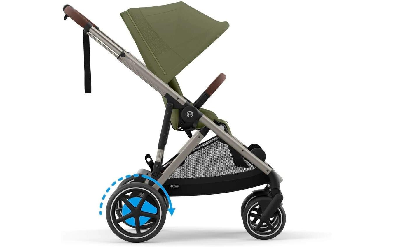 Kinderwagen eGazelle S Grün<br>Elektrischer Kinderwagen mit 20 Kombinationen