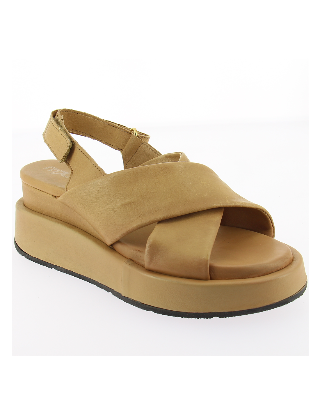mjus sandales compensées femme bristol avena caramel