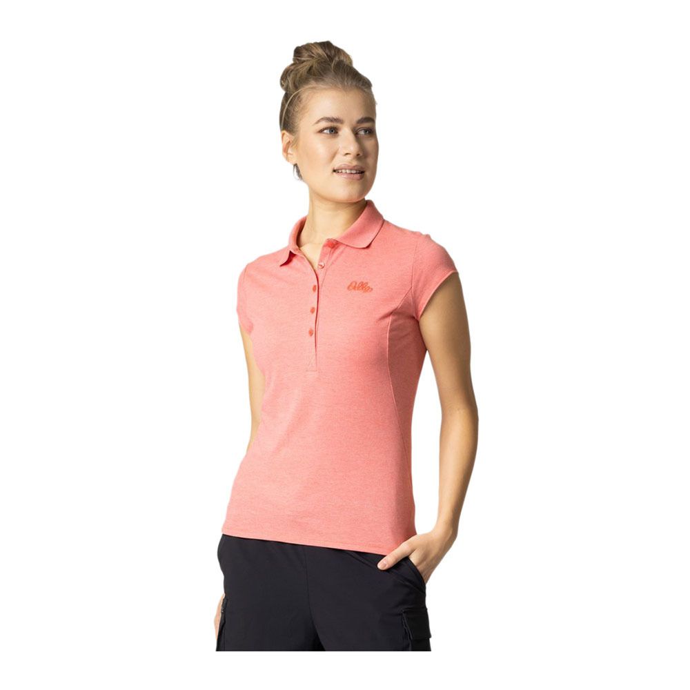 Odlo KUMANO - Polo Femme cayenne melange