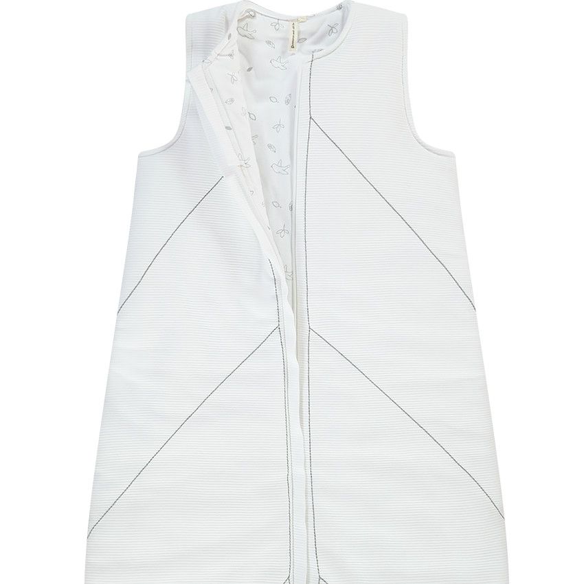Gigoteuse sans manches en polyester doublée coton TOG 3 - Blanc