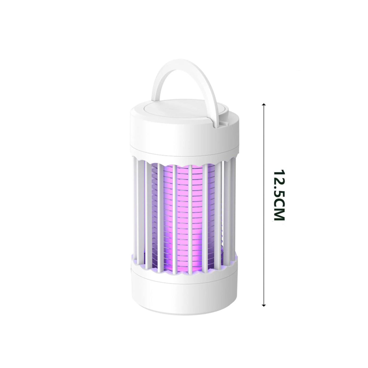 (Ø65x125mm) Elektrische USB Photokatalyse Anti Mücken Insekten Lampe Moskito Falle - Weiss