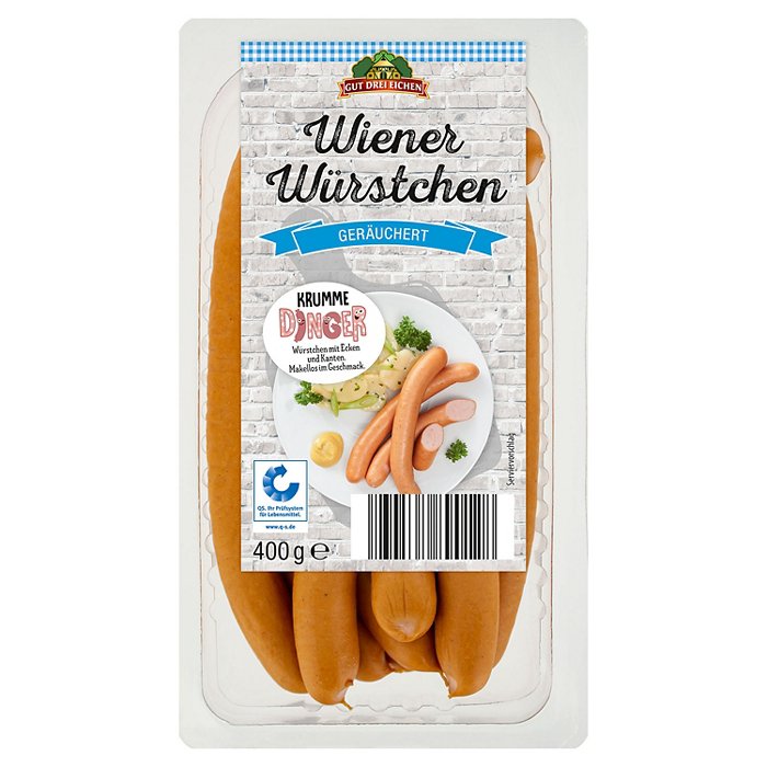 GUT DREI EICHEN Wiener Würstchen 400 g