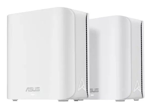 ASUS ZenWiFi BD4 - Wi-Fi-system - (2 routere) - op til 4900 sq.ft - mesh 1GbE, Wi-Fi 7, 2.5GbE, 5GbE Dual Band