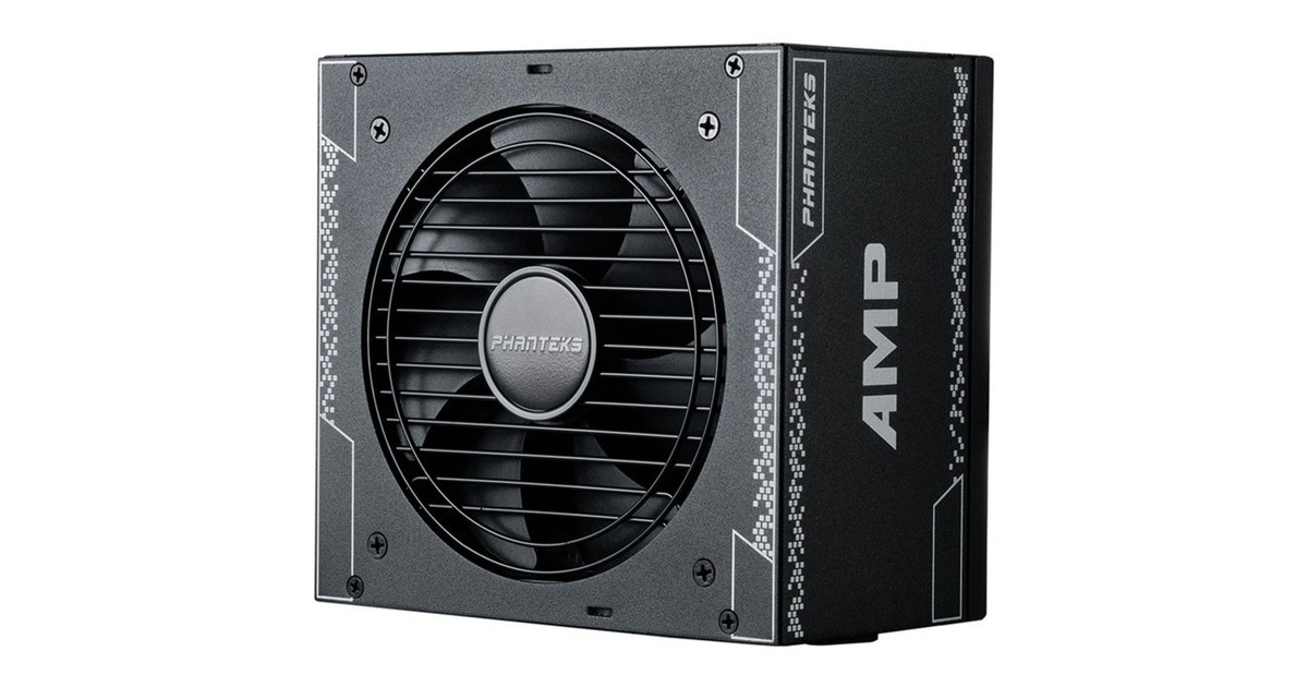 PhanteksAMP v2 modulaire 1000 watt voeding   (Zwart, 3x PCIe)