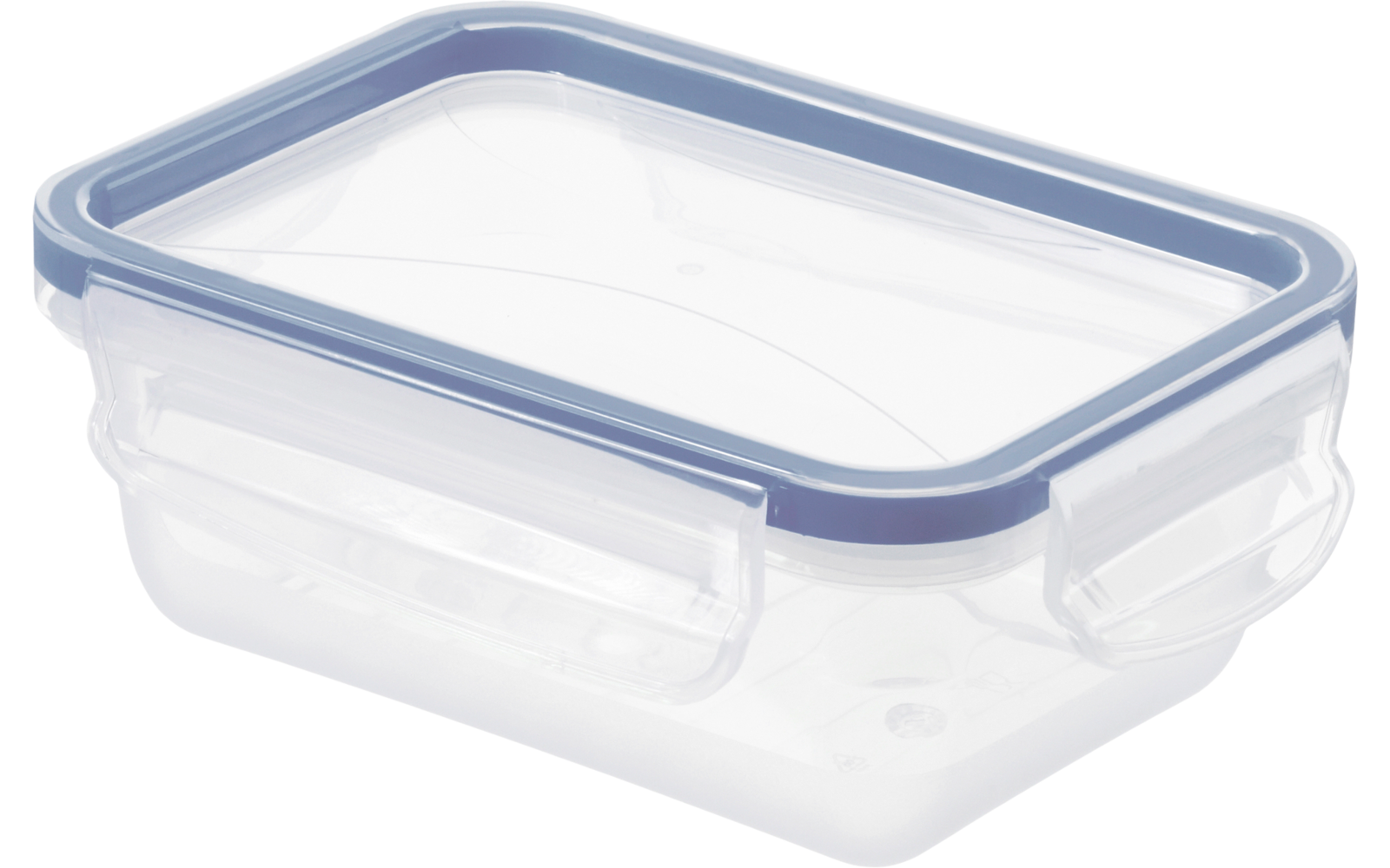 Rotho clic and lock Kühlschrankdose  flach 1l horizon blue