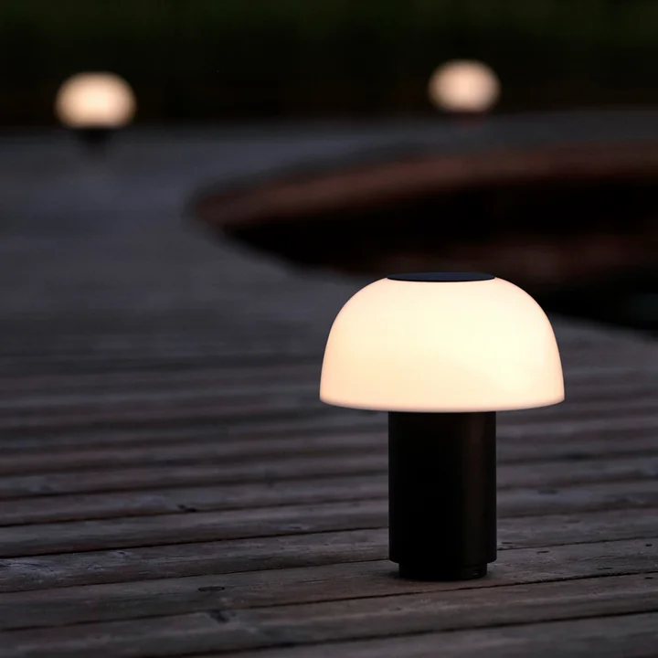 Zone Denmark - Harvest Moon LED Akku-Leuchte, 22 cm, warm grey
