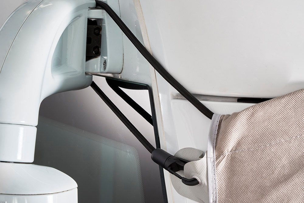 Frontschutzplane für integrierte Reisemobile, 240cm hoch