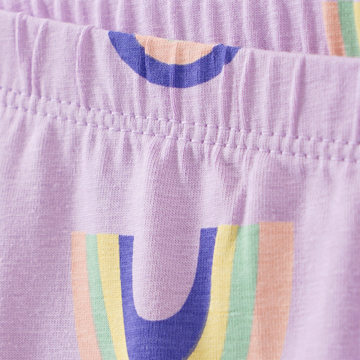 Famy 2 Mädchen Leggings im Set helllila / salbei