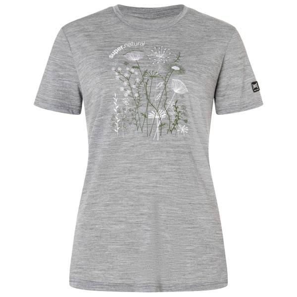 super.natural - Women's Rock Flowers Tee - Haut en mérinos