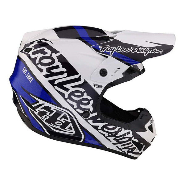 Troy Lee Designs - Casque GP Slice Bleu / Blanc