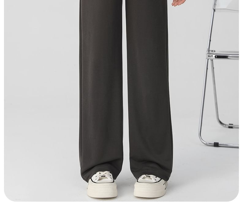 Empressa - Zwangerschapsbroek met hoge taille en wijde pijpen