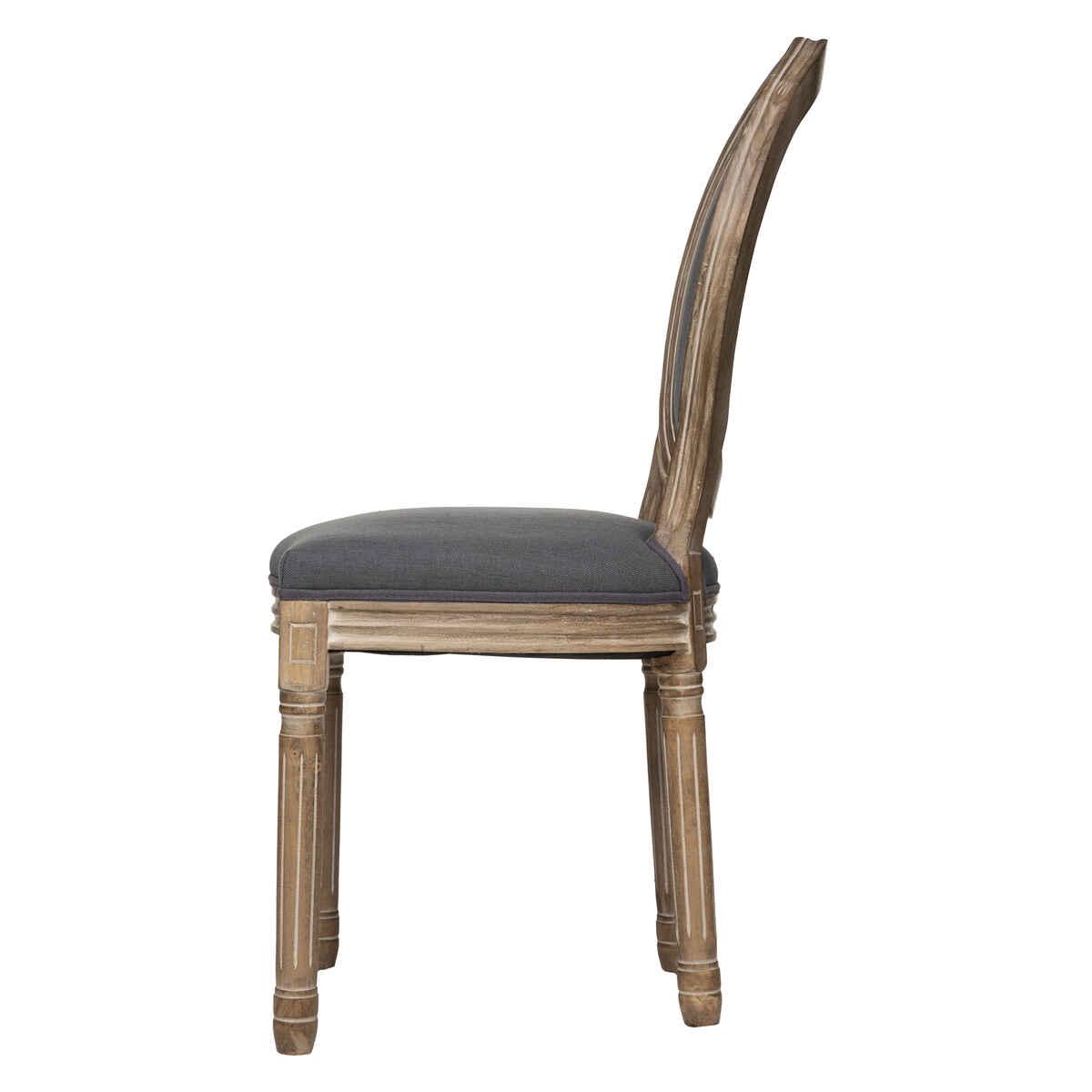 CHAISE CLEON GRIS FONCE