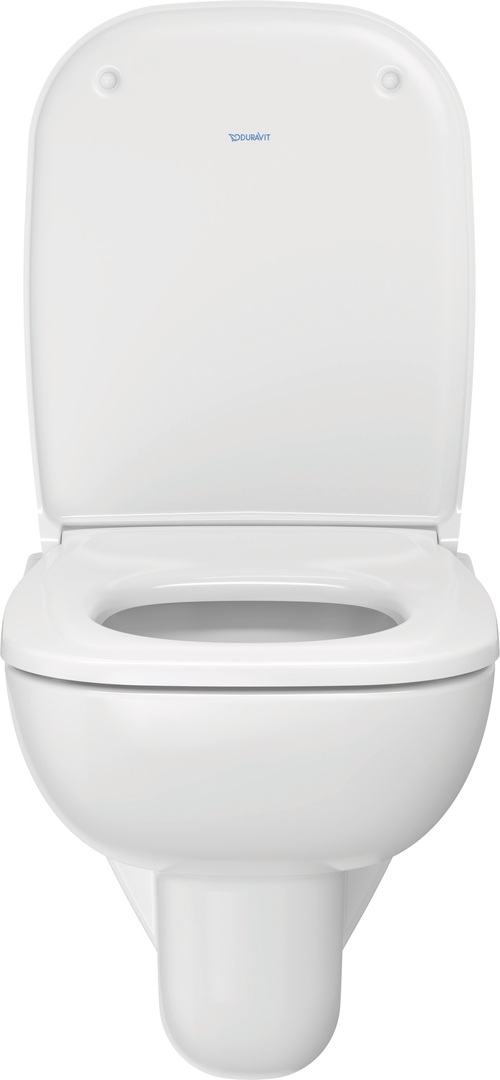 Duravit D-Code randloos toilet met softclose zitting wit glans