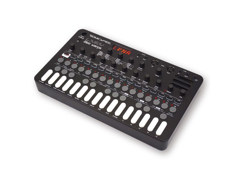 Sonicware Production Center LIVEN 8bit warps 8-Bit Waveform Synth mit Step Sequencer