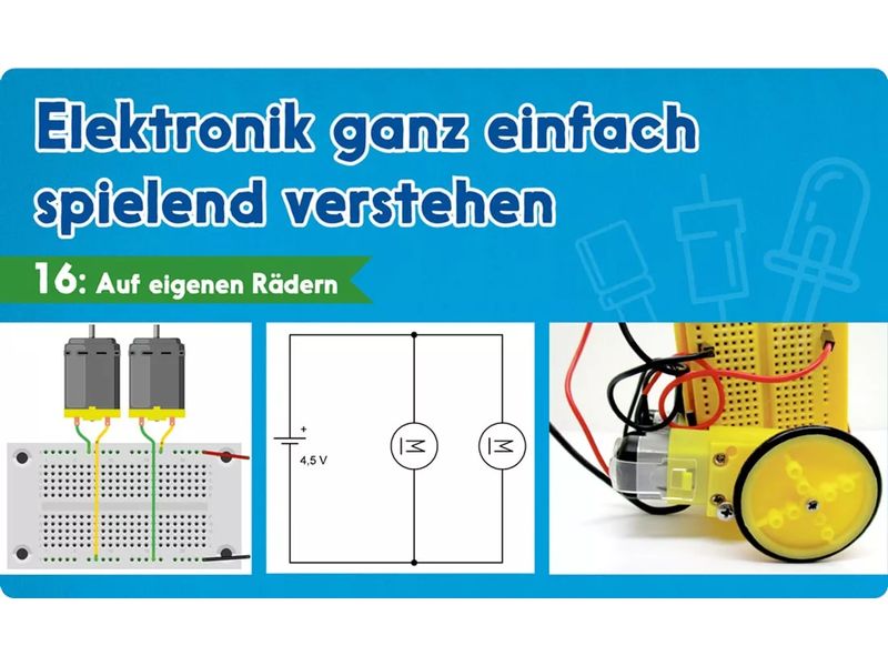 Franzis Experimentierkasten GEOLINO Roboter-Bausatz, Deutsc Roboter Experimente für Kinder ab 10 Jahren