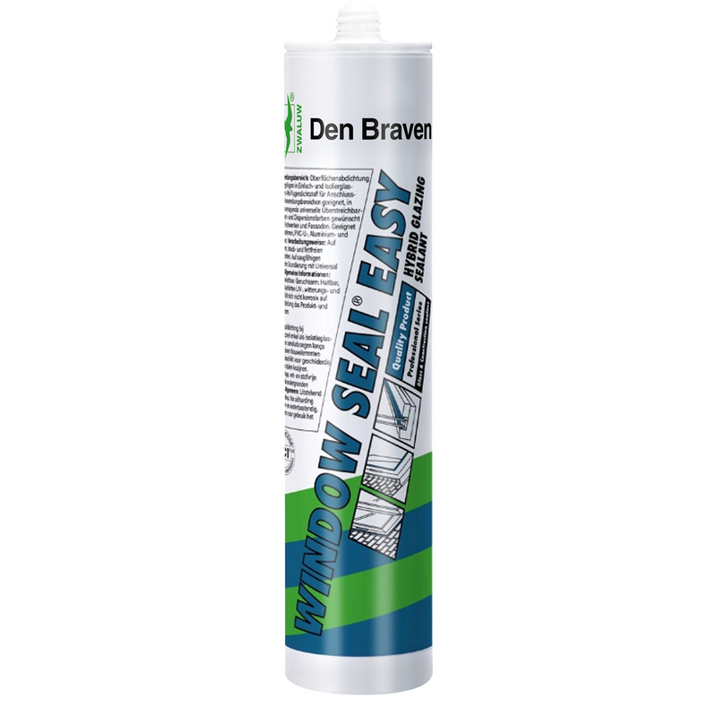 Zwaluw Windowseal Easy beglazingskit Zwart 290ml