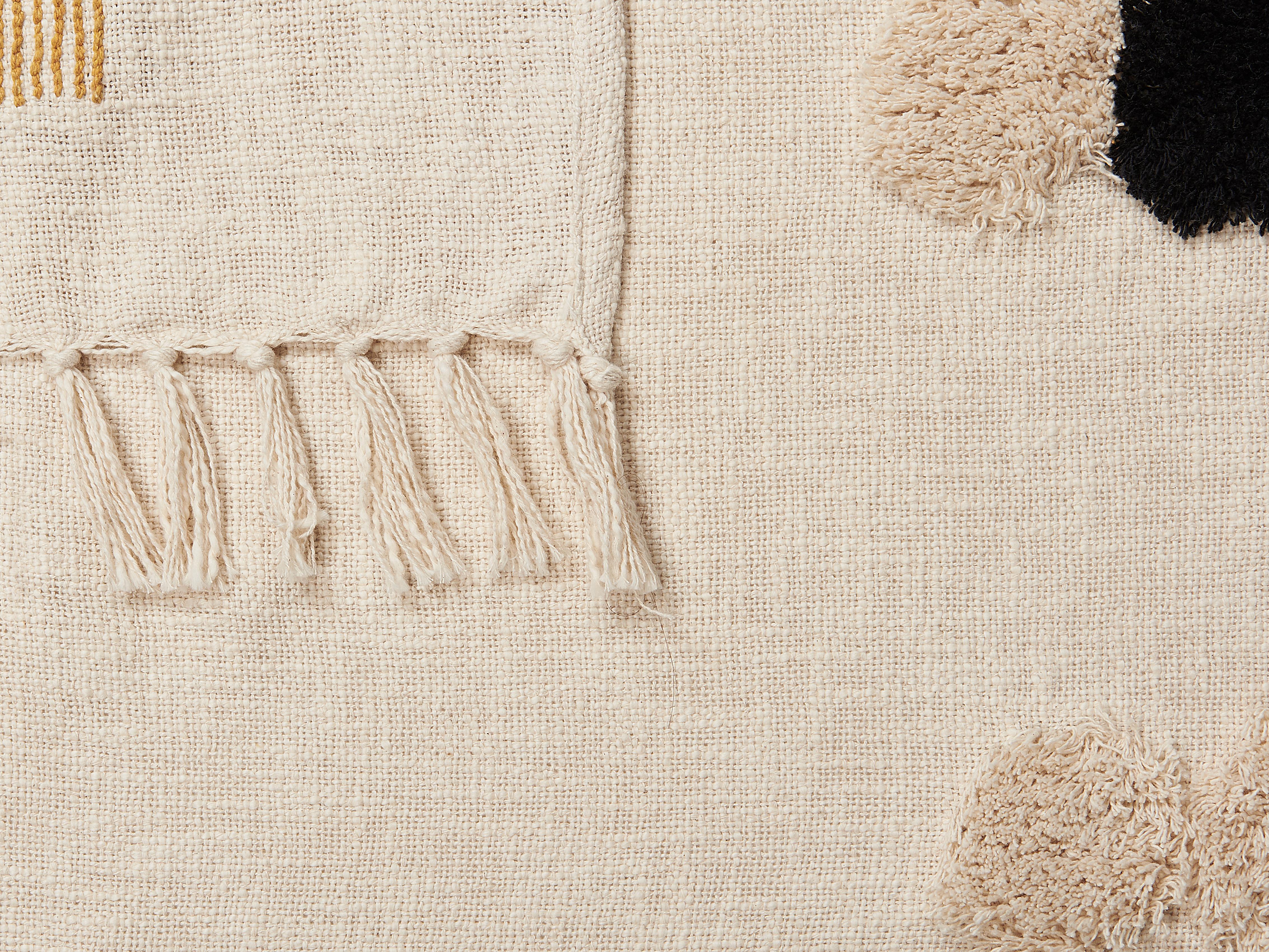 Plaid ADONI Katoen 130 x 180 cm Beige