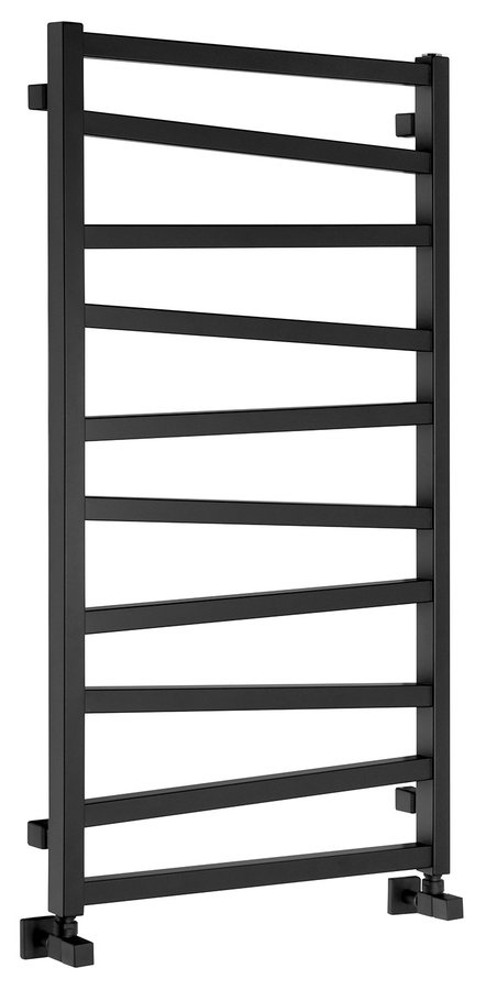 Sapho Zig badkamerradiator 60x110cm mat zwart