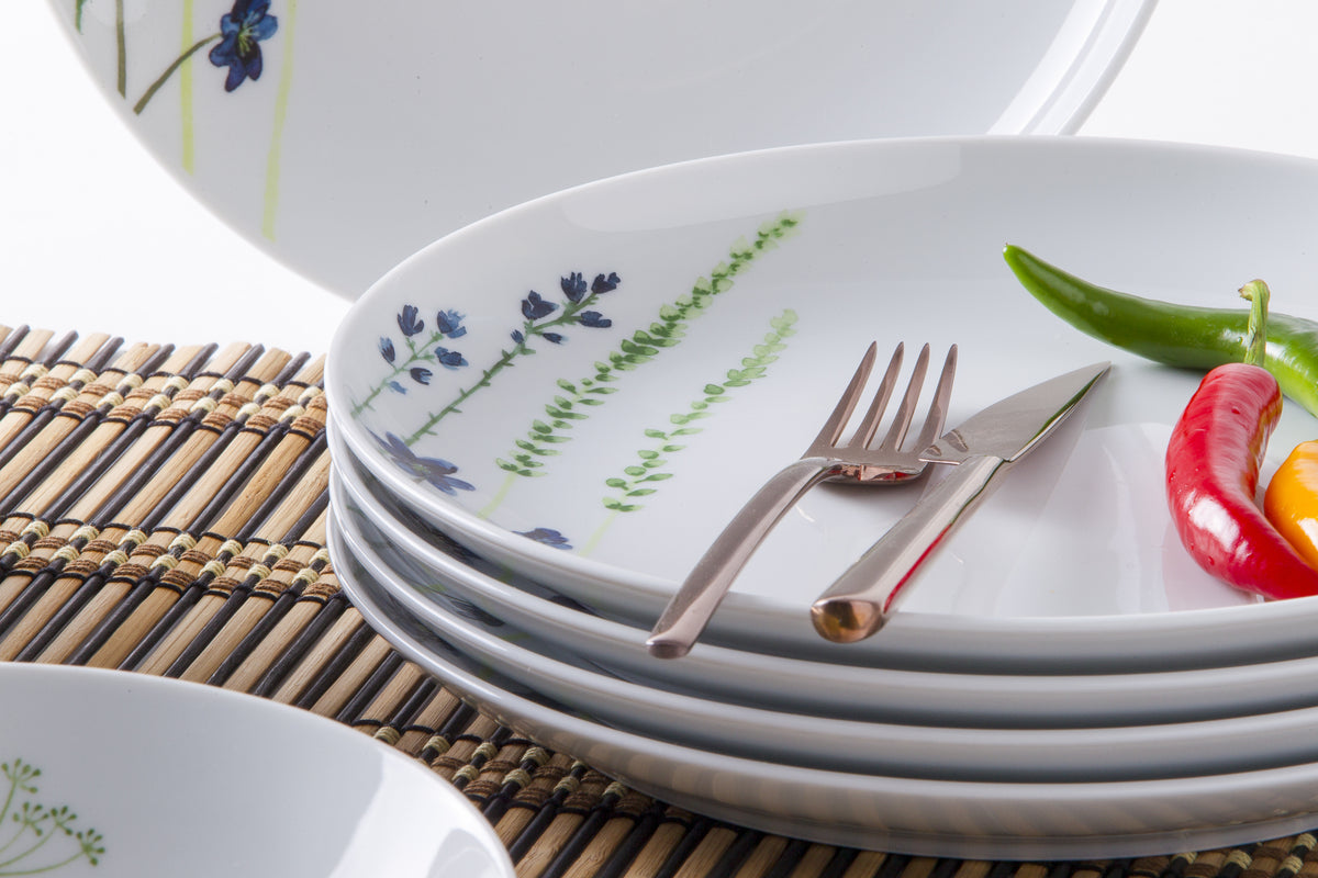 KAHLA Five Senses Wildblume Tafelservice 12tlg. Wildblume blau\/rot