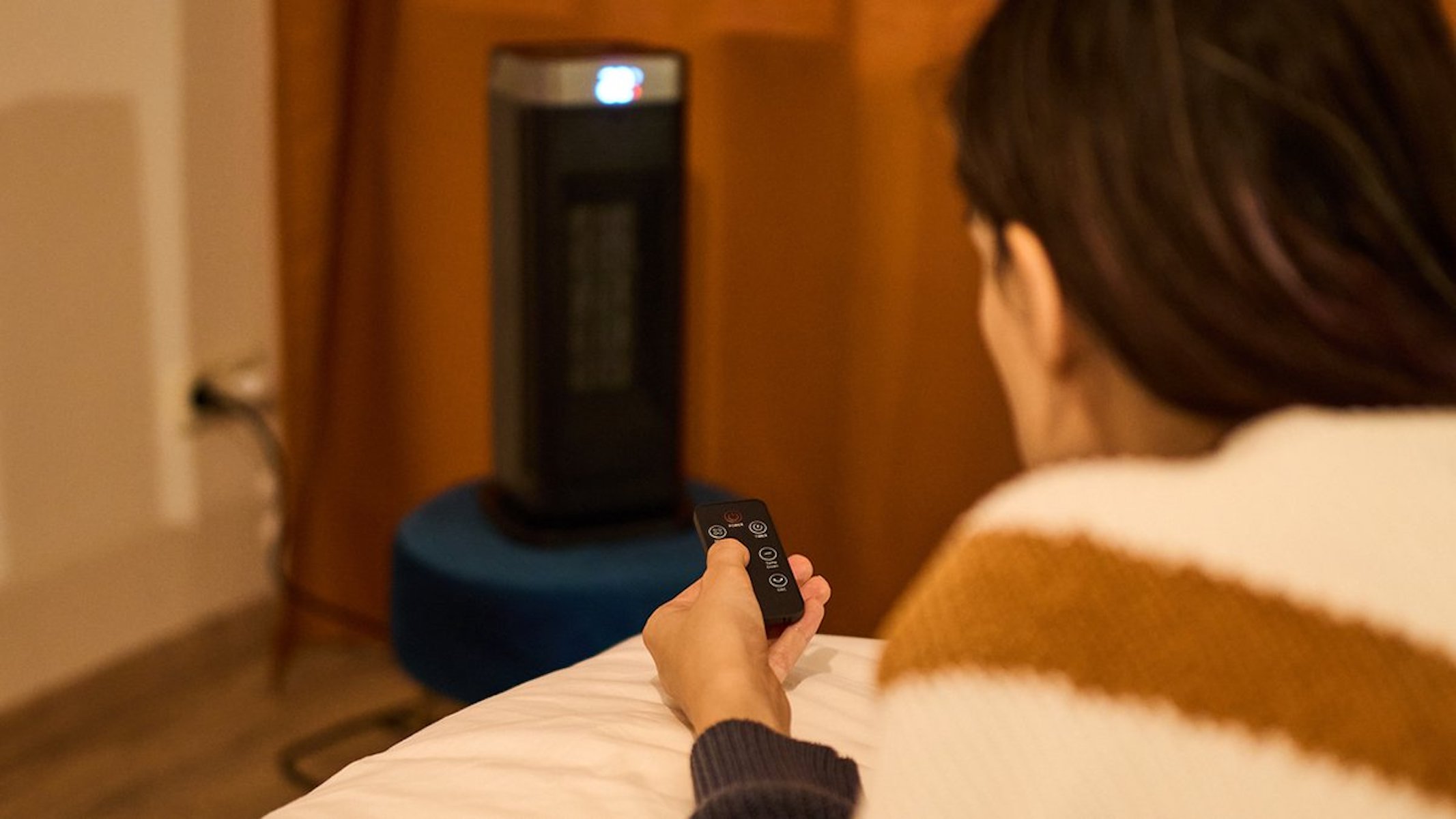 Luvego 2000 watt elektrische ventilator kachel