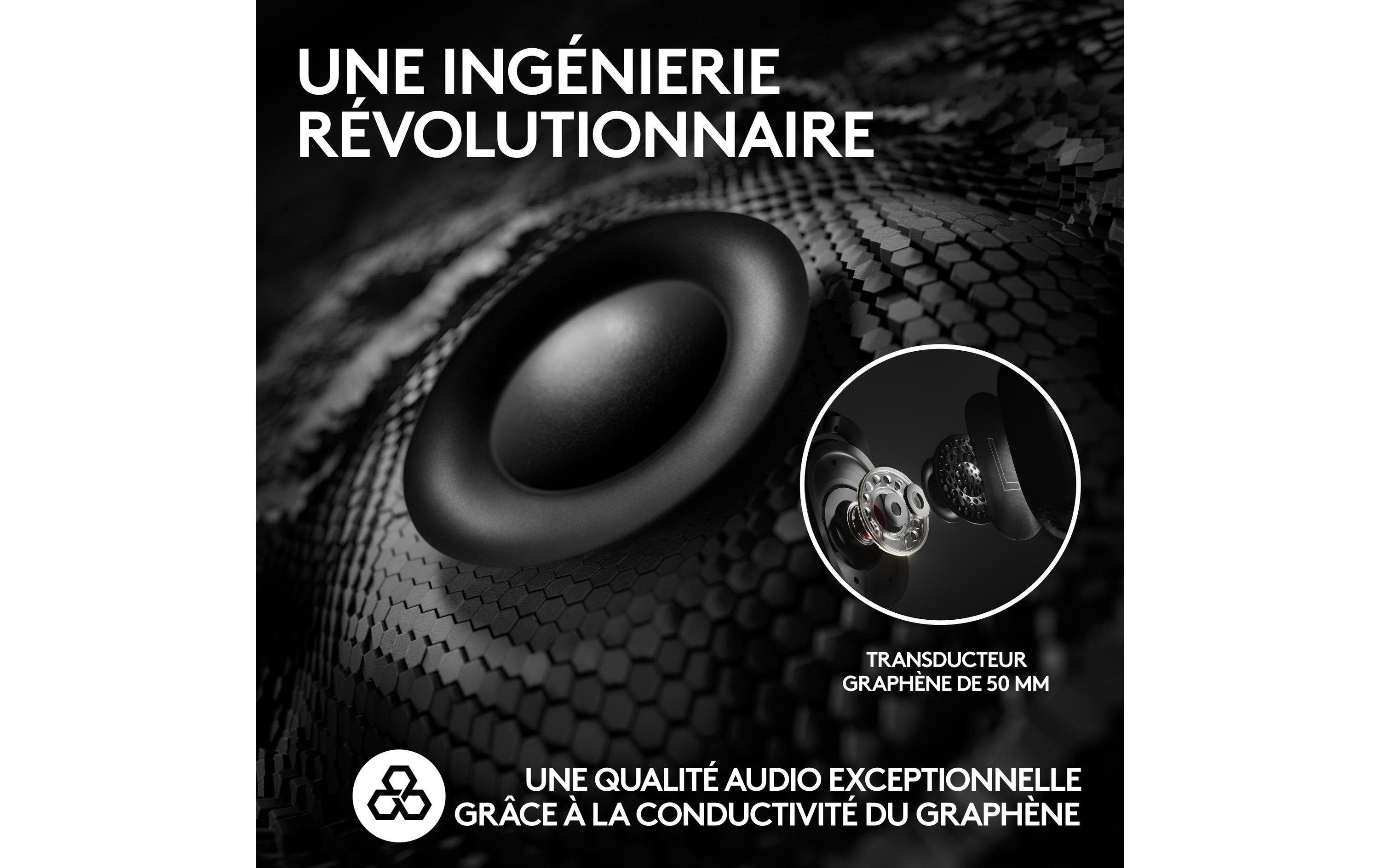 Headset G Pro X 2 Wireless Lightspeed Gaming Weiss<br>Kabelloses Over-Ear-Headset mit Surround-Sound und weichem Ohrpolster