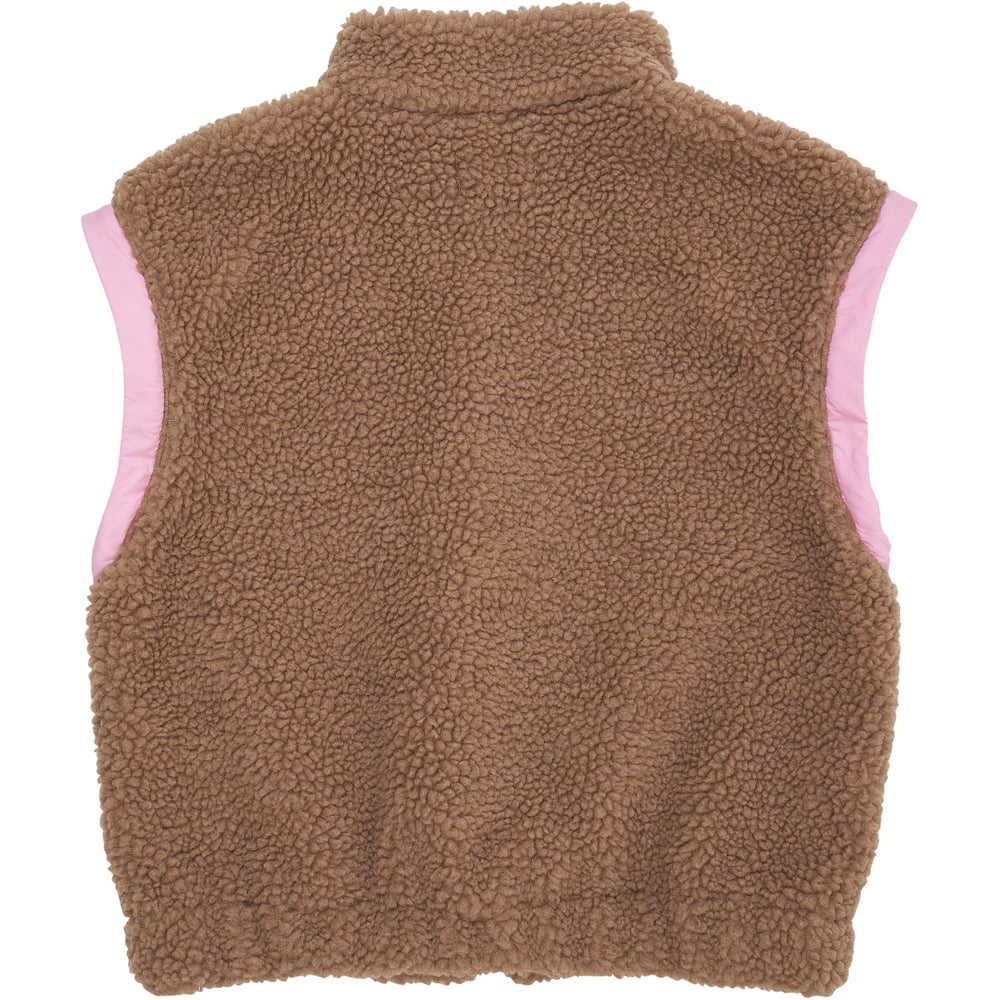 Køb COPENHAGEN COLORS Natural/Pink Comb. Bamse Jakke W. Removable Ærmer
