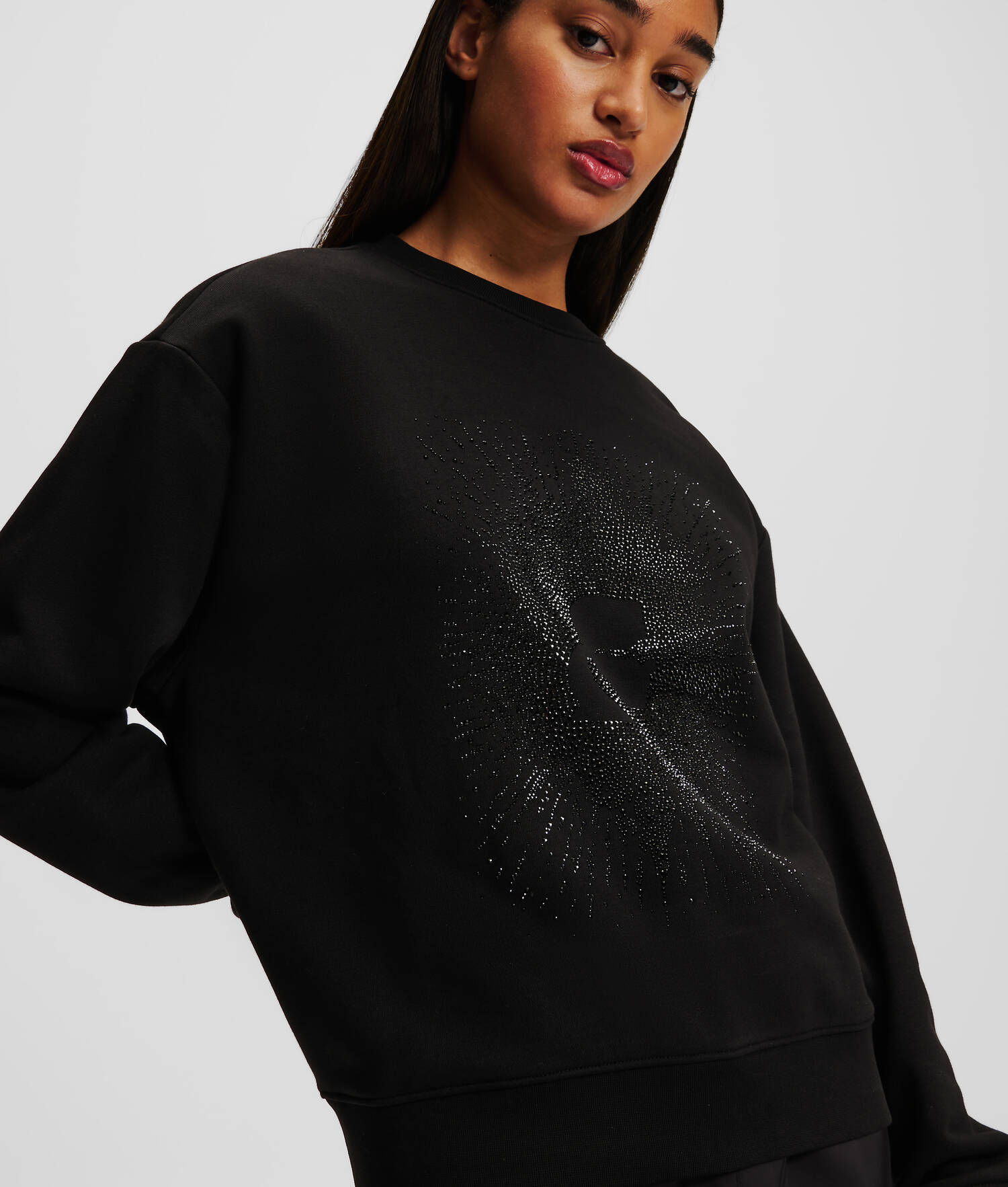 SWEAT-SHIRT À STRASS KARL KAMEO